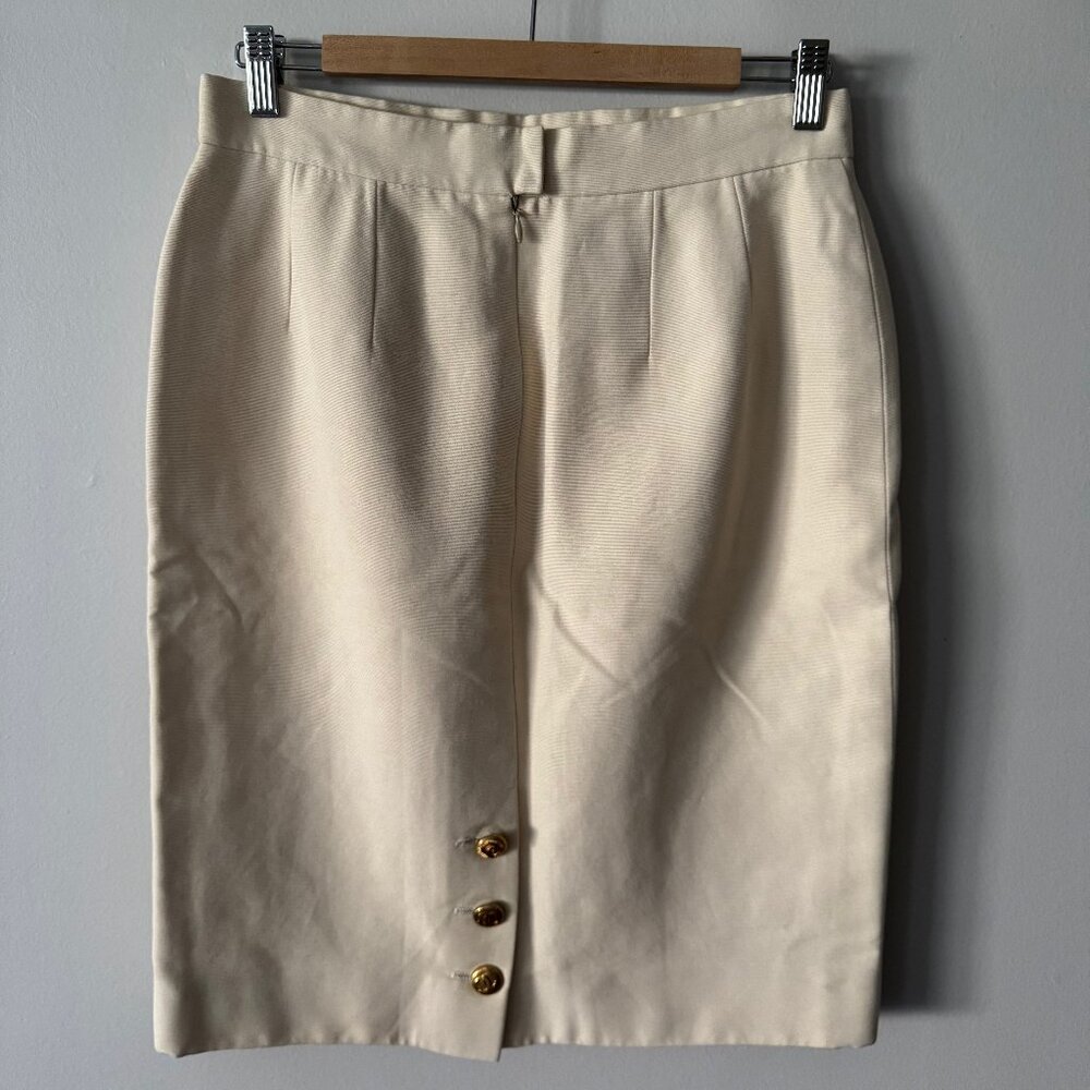 Rare Vintage Chanel Skirt | Excellent Condition VTG 90s Work Dinner
